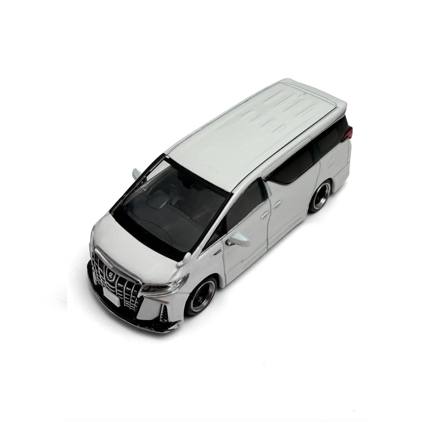 MODELMODEL 1:64 Toyota Alphard Customized Version White (Emballage Blister) – MM64-Alphard-002