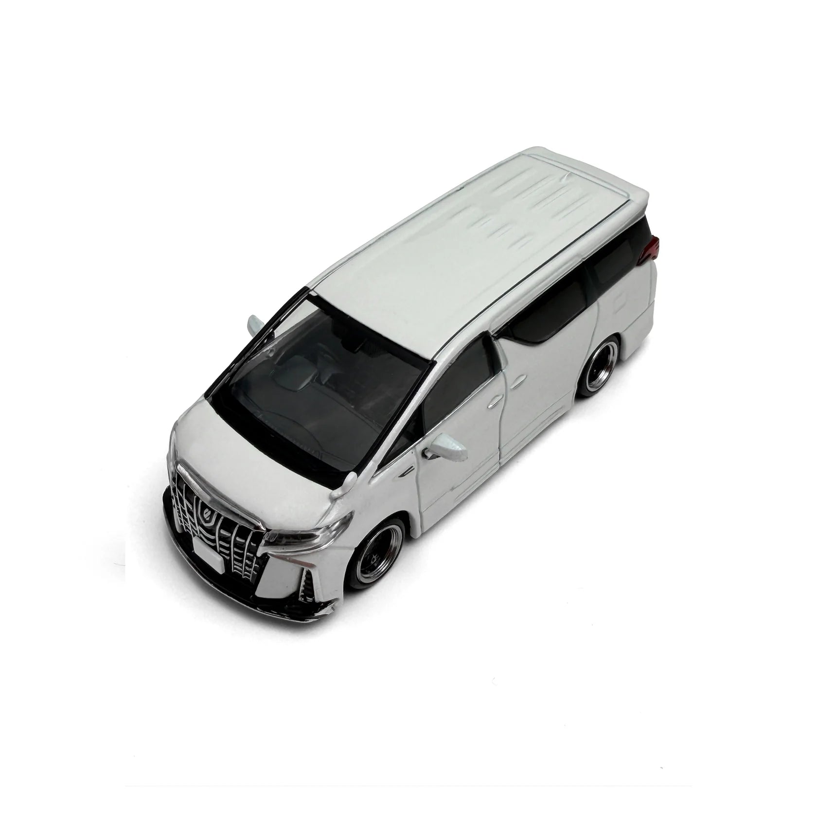 MODELMODEL 1:64 Toyota Alphard Customized Version White (Emballage Blister) – MM64-Alphard-002