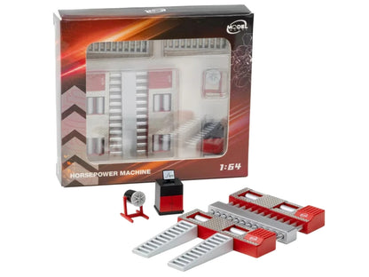 ModelModel 1:64-Horsepower Machine (Rouge/Red) Diorama