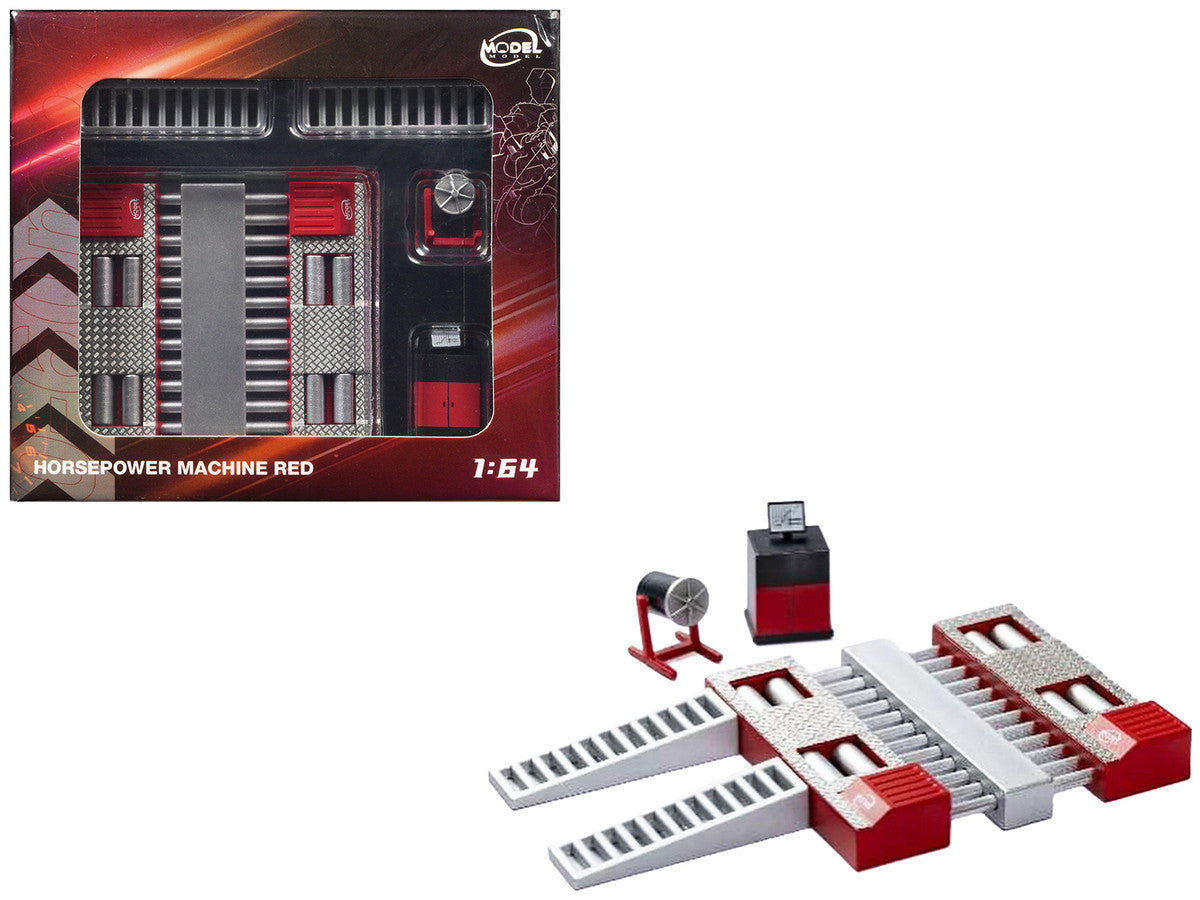 ModelModel 1:64-Horsepower Machine (Rouge/Red) Diorama