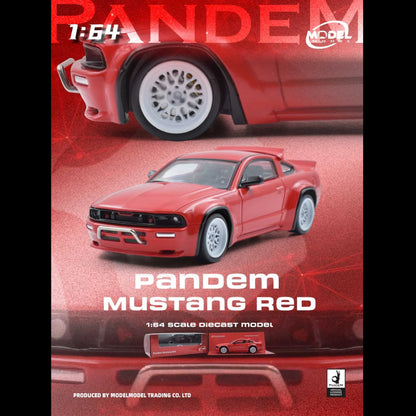 Ford Mustang Pandem Red 1:64 – Model Model MM64-PM-001