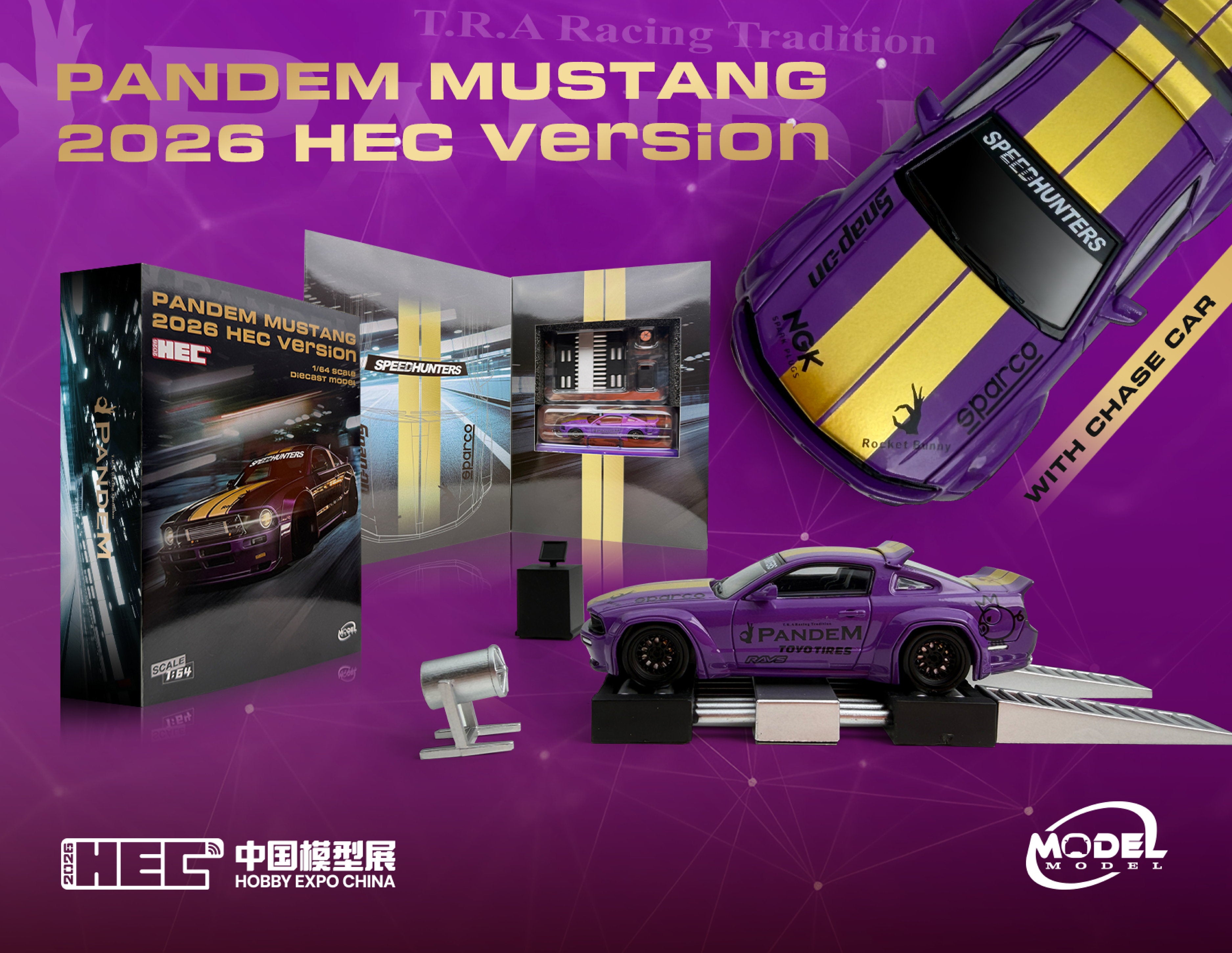 Model Model 1:64 PANDEM Mustang – HEC 2026 – MM64-PM-HEC2026