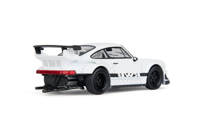 (PRE-ORDER 2025) MODELMODEL 1/64 - RWB Porsche 930 - Blanche - MM64-RWB930-004