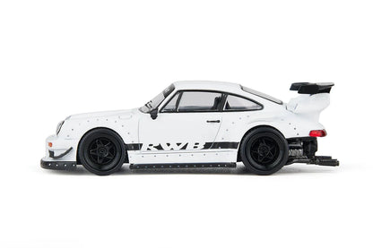 (PRE-ORDER 2025) MODELMODEL 1/64 - RWB Porsche 930 - Blanche - MM64-RWB930-004