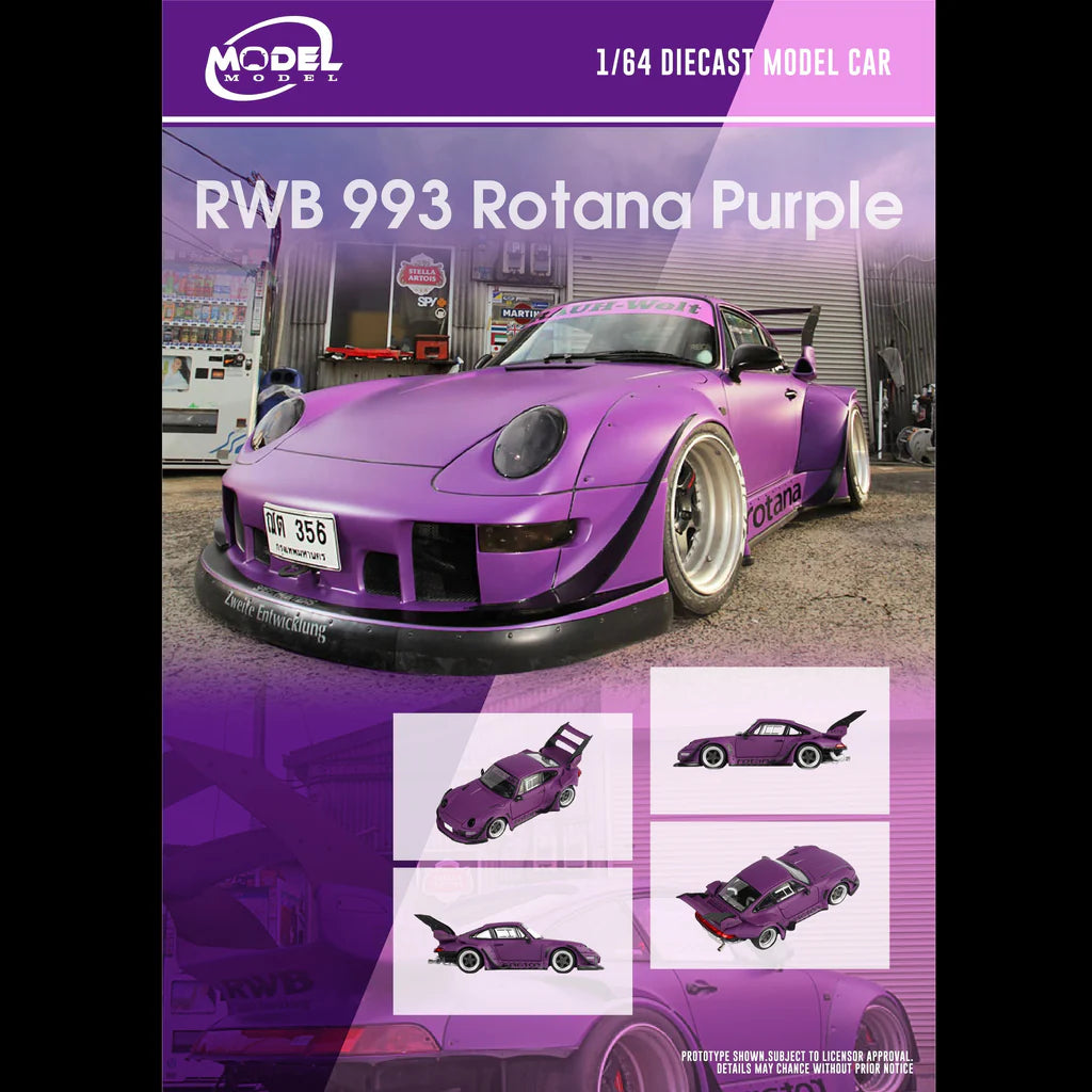 MODELMODEL 1/64 - RWB Rotana Purple - MM64-RWB993-002