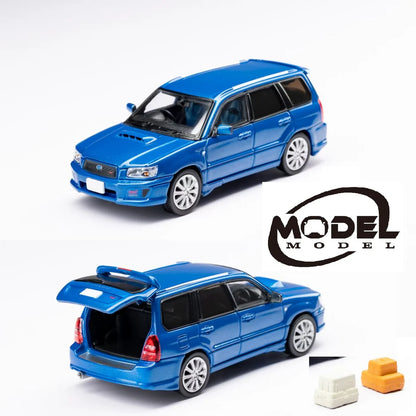 MODELMODEL 1/64 - Subaru Forester SG9 STI - Blue - MM64-SG9-001