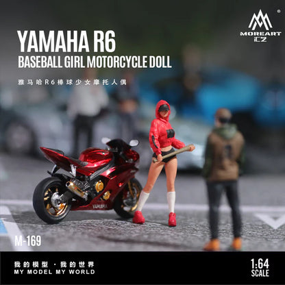 MoreArt 1/64 - Yamaha R6 Baseball Girl - MO222169