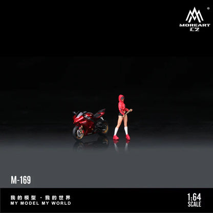 MoreArt 1/64 - Yamaha R6 Baseball Girl - MO222169
