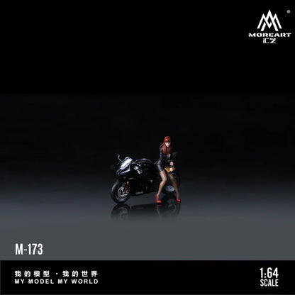 MoreArt 1/64 - Yamaha R6 Pretty Girl Motorcycle - MO222173