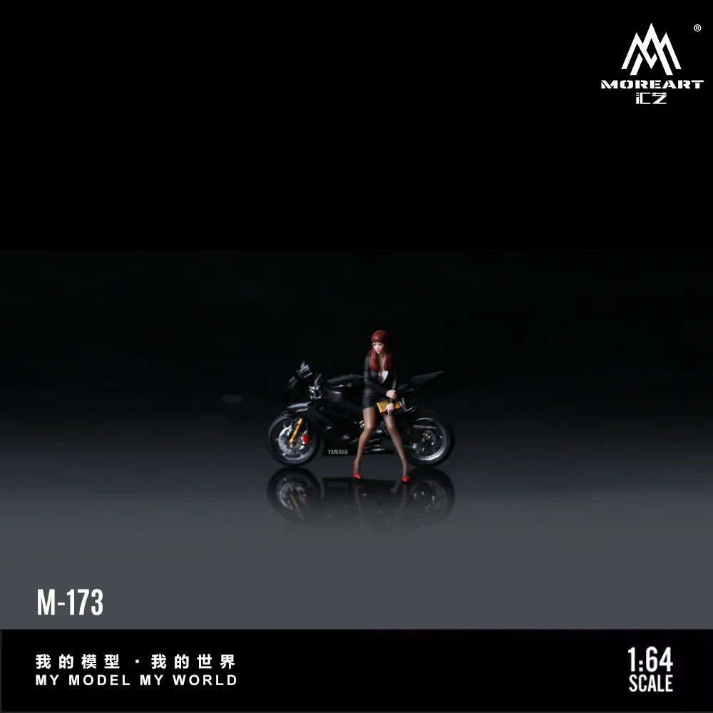 MoreArt 1/64 - Yamaha R6 Pretty Girl Motorcycle - MO222173