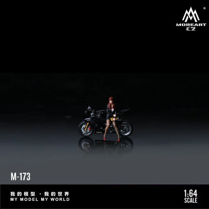 MoreArt 1/64 - Yamaha R6 Pretty Girl Motorcycle - MO222173