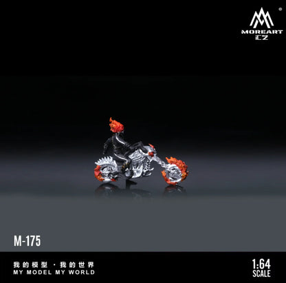 MoreArt 1/64 - Evil Spirit Knight Motorcycle - MO222175