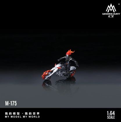 MoreArt 1/64 - Evil Spirit Knight Motorcycle - MO222175