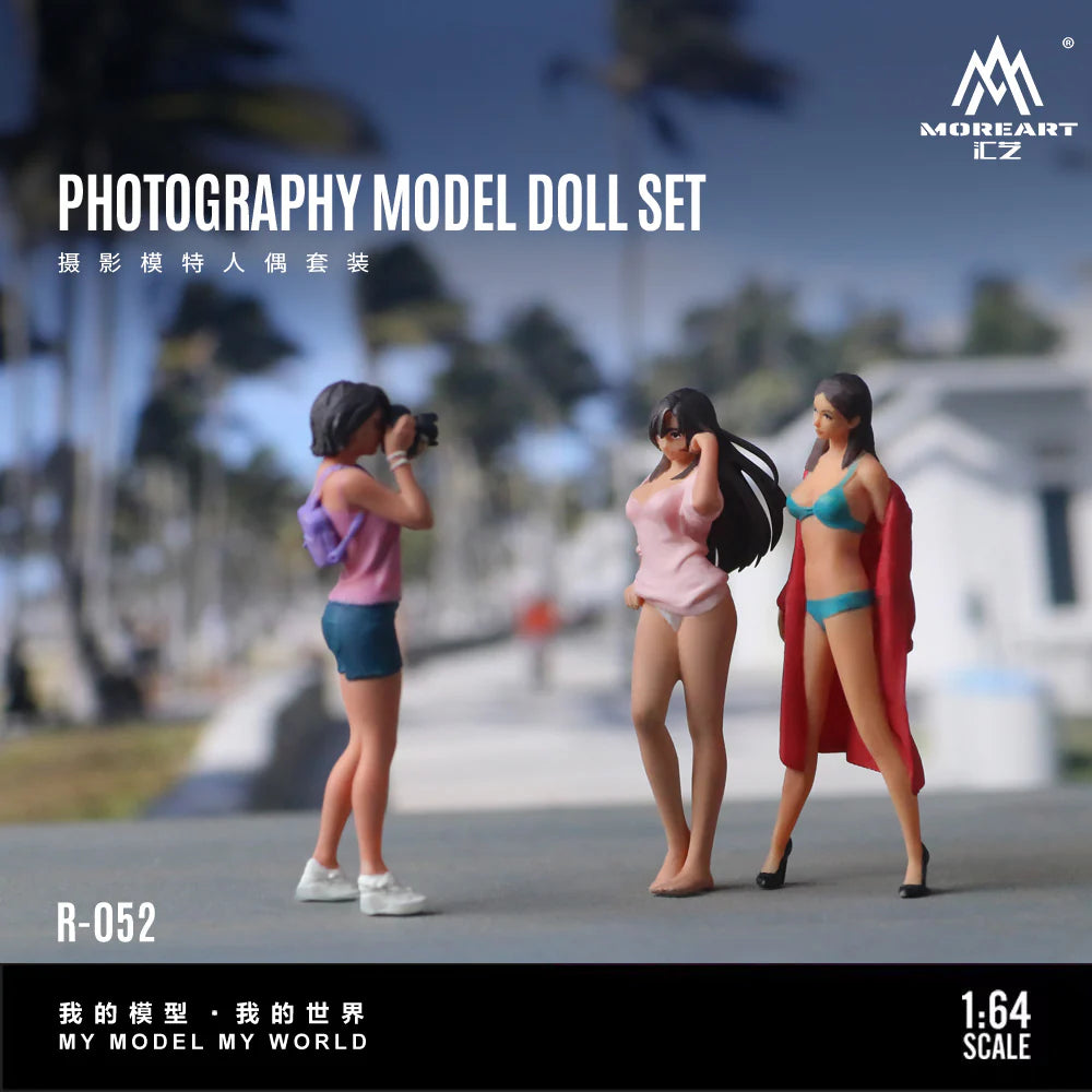 MoreArt 1/64 - Photography Model Doll Set MO223052