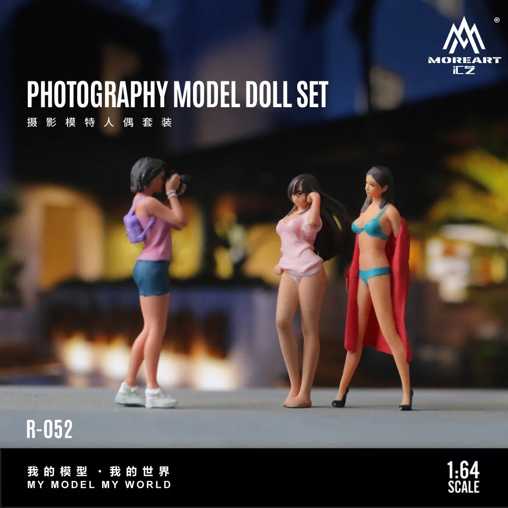 MoreArt 1/64 - Photography Model Doll Set MO223052