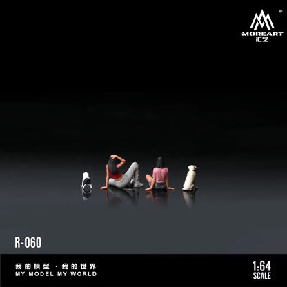 MoreArt 1/64 - Dog Walking Girl - MO223060