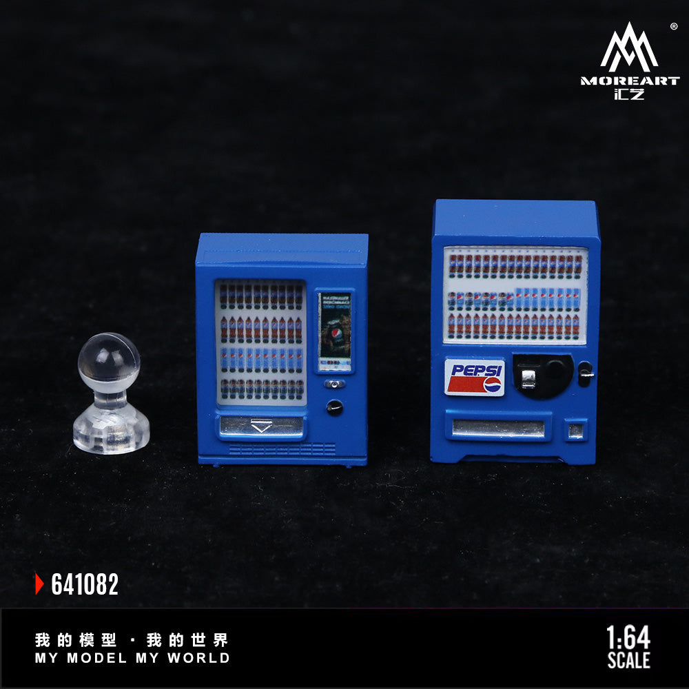 Pepsi Beverage Vending Machine Set 1:64 – MoreArt Diorama Accessory MO641082