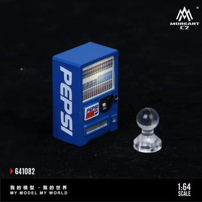Pepsi Beverage Vending Machine Set 1:64 – MoreArt Diorama Accessory MO641082