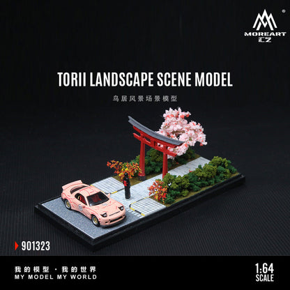 MoreArt Diorama 1:64-TORII LANDSCAPE SCENE MODEL