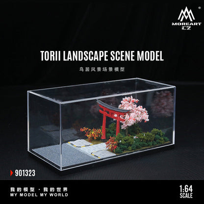 MoreArt Diorama 1:64-TORII LANDSCAPE SCENE MODEL