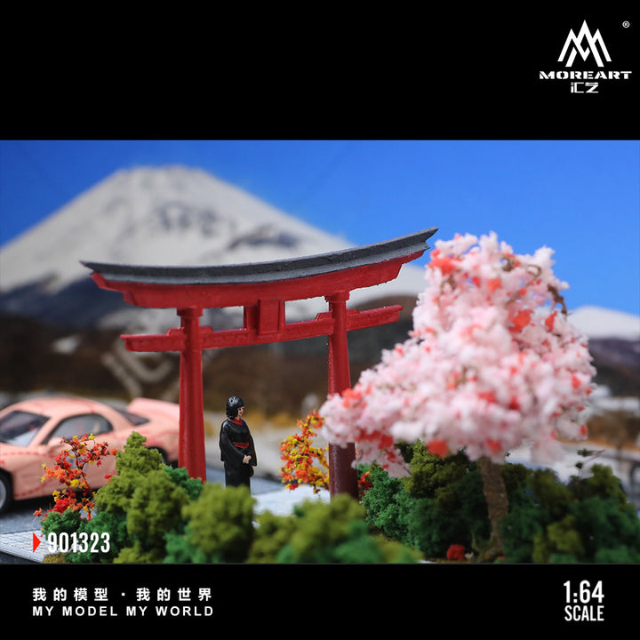 MoreArt Diorama 1:64-TORII LANDSCAPE SCENE MODEL