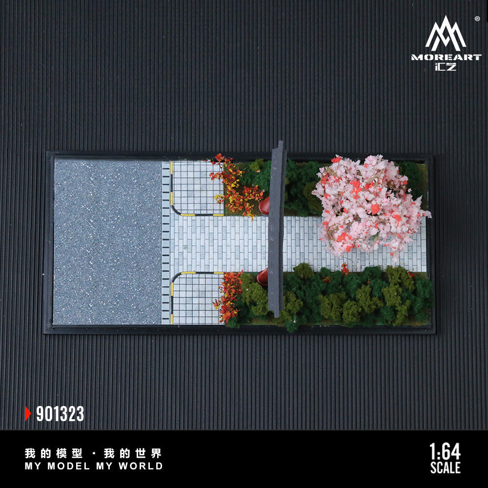 MoreArt Diorama 1:64-TORII LANDSCAPE SCENE MODEL