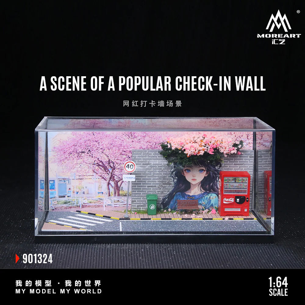MoreArt 1/64 - Scene of a Popular Check-In Wall - MO901324