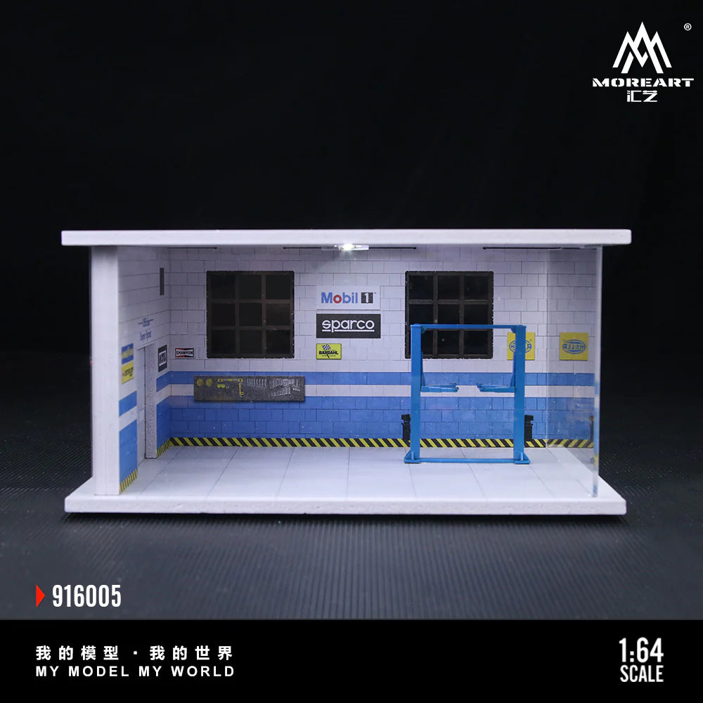 MoreArt 1/64 - Assembled Version Lighting Scene - Blue - MO916005