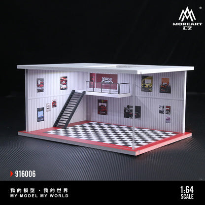 MoreArt 1/64 - Assembled Version Lighting Scene - Red - MO916006