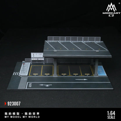 MoreArt 1/64 - Steel Structure Platform Parking Scene (G Version) - MO923007