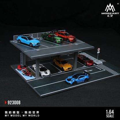 MoreArt 1/64 - Steel Structure Platform Parking Scene (H Version) - MO923008