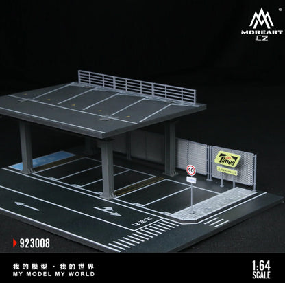 MoreArt 1/64 - Steel Structure Platform Parking Scene (H Version) - MO923008