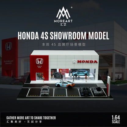 MoreArt 1/64 - Honda 4S Showroom Scene Model - MO936011