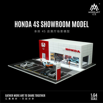 MoreArt 1/64 - Honda 4S Showroom Scene Model - MO936011