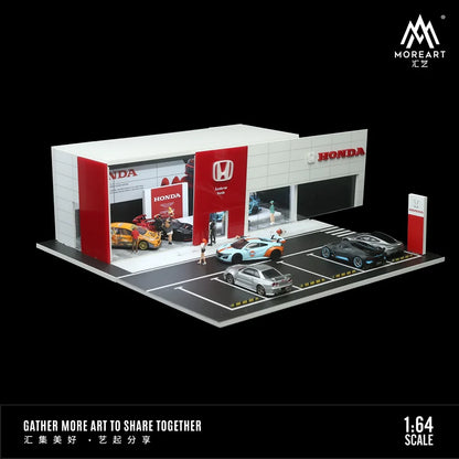 MoreArt 1/64 - Honda 4S Showroom Scene Model - MO936011