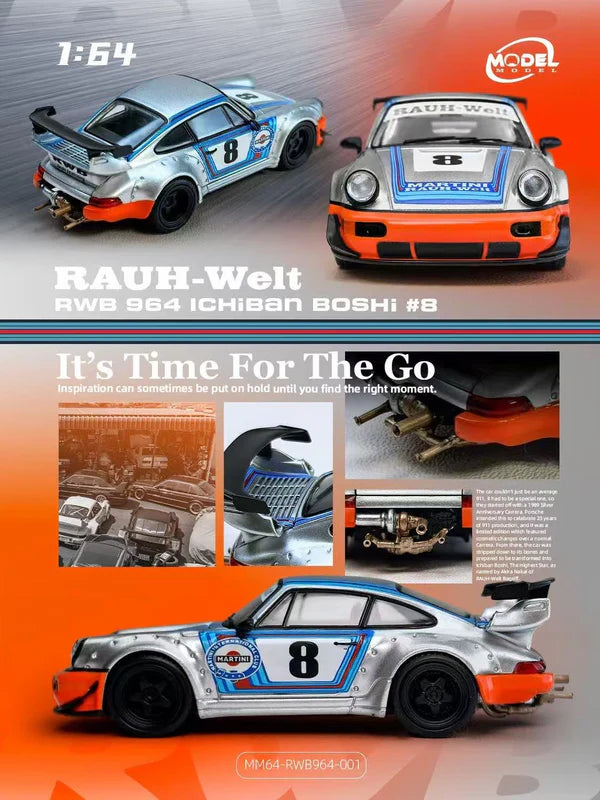 MODELMODEL 1/64 Porsche RWB 964 ICHIBAN BOSHI 