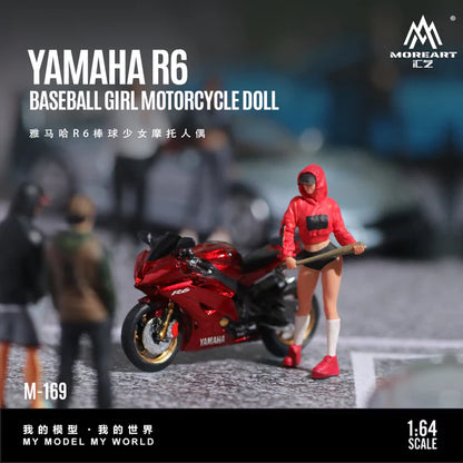 MoreArt 1/64 - Yamaha R6 Baseball Girl - MO222169