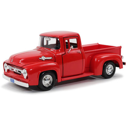Ford F-100 Pickup 1956 Rouge – Motormax 1:24 Timeless Legends – 73235AC-RD