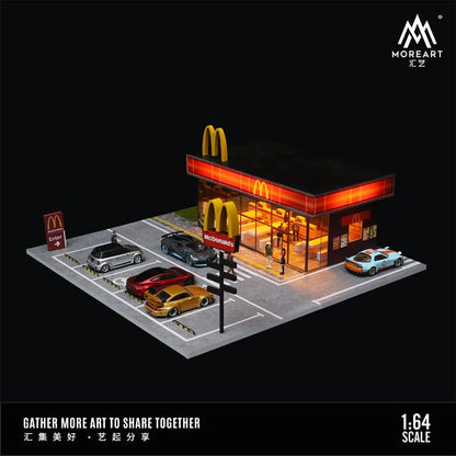 MoreArt Diorama 1:64-McDonald&