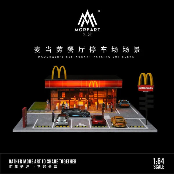 MoreArt Diorama 1:64-McDonald&