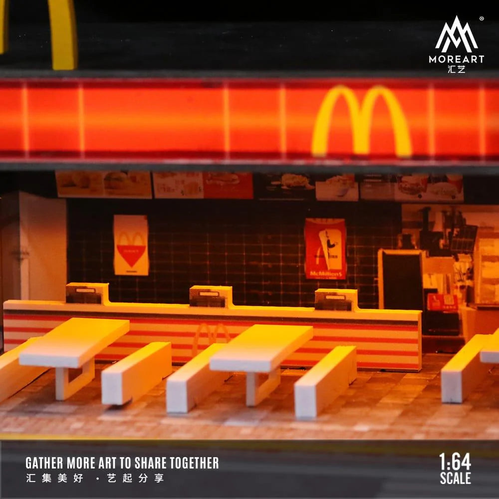 MoreArt Diorama 1:64-McDonald&