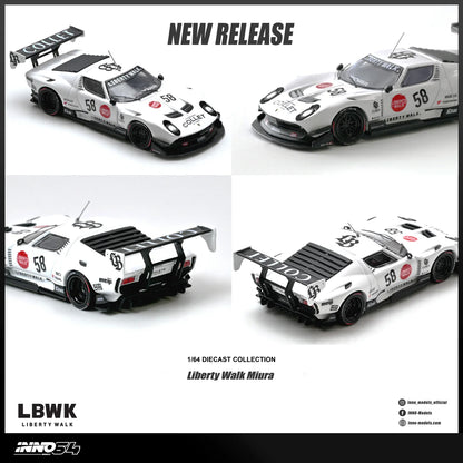 (PRE-ORDER 2026) Lamborghini Miura GT LB-Silhouette WORKS INNO64 1:64 IN64-LBMIURA-01