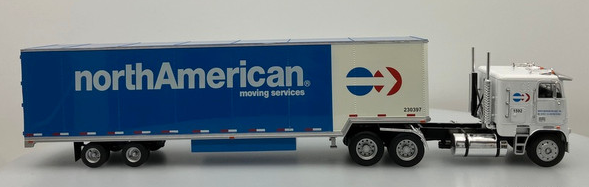 Freightliner FLD COE w/ Moving Trailer: North American Van Lines (1:43)