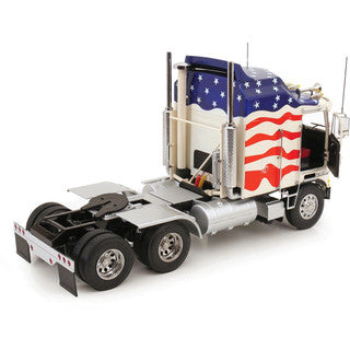 1976 Kenworth - K100 AERODYNE Tractor Truck Stars &amp; Stripes, 1:18 *Voir Note-*See Note