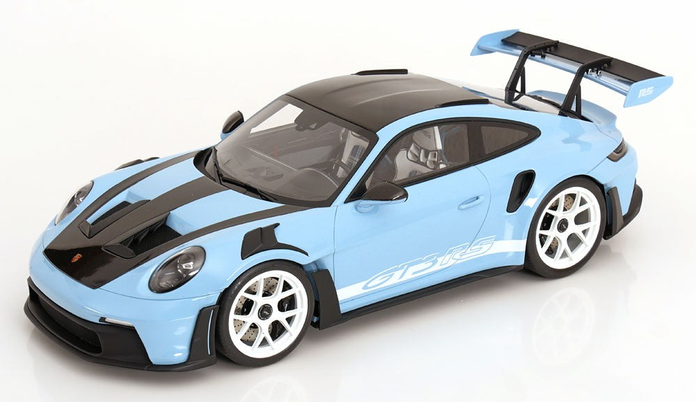 GT Spirit 1:12 2022 Porsche 911 (992.1) GT3 RS Weissach Package – Gulf Blue – GT497