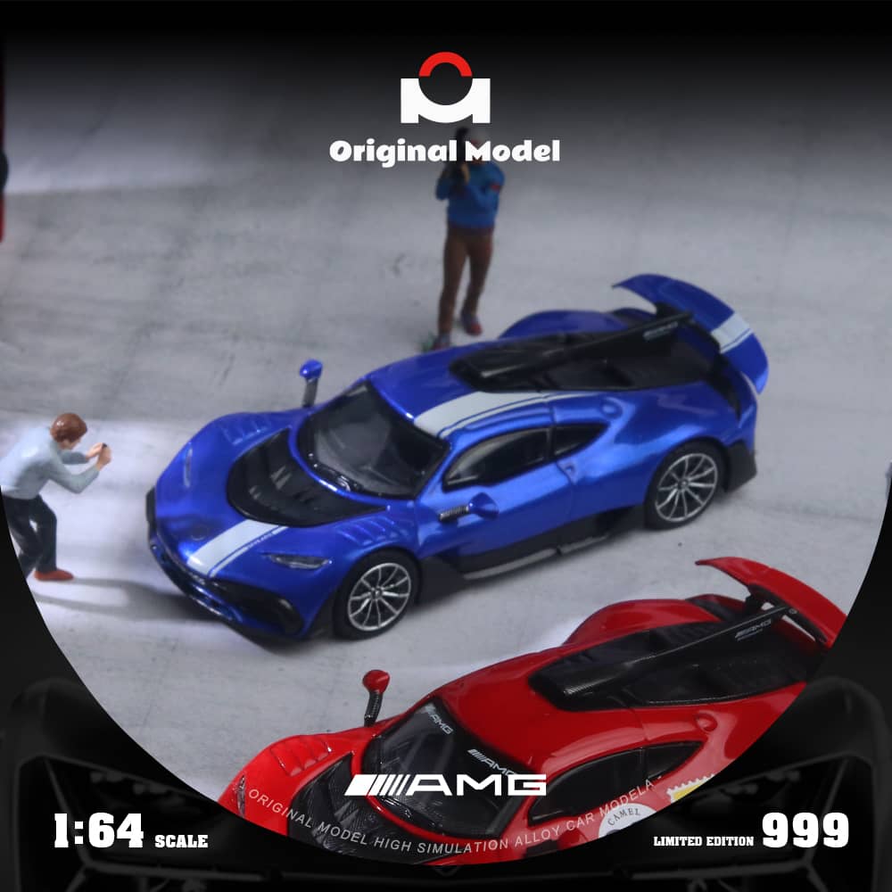 Original Model 1/64 - Mercedes-AMG ONE - Metallic Blue - OM646406