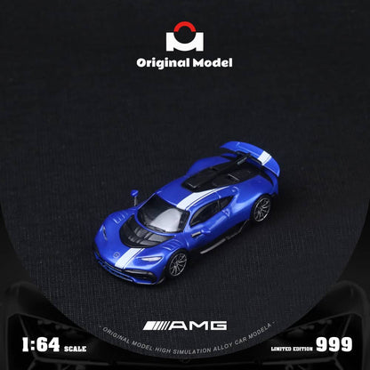 Original Model 1/64 - Mercedes-AMG ONE - Metallic Blue - OM646406