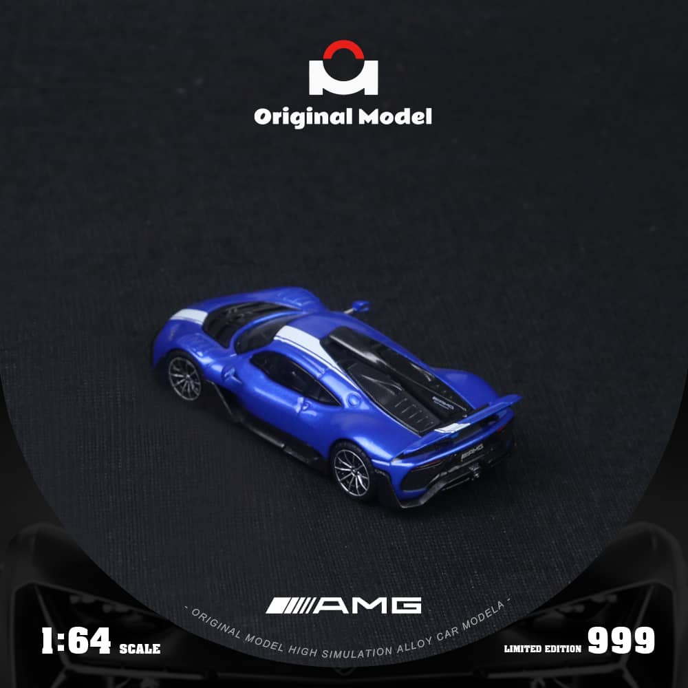 Original Model 1/64 - Mercedes-AMG ONE - Metallic Blue - OM646406