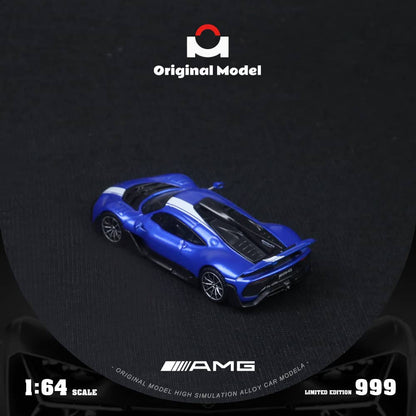 Original Model 1/64 - Mercedes-AMG ONE - Metallic Blue - OM646406