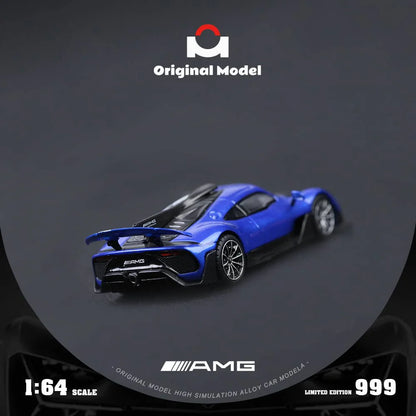 Original Model 1/64 - Mercedes-AMG ONE - Metallic Blue - OM646406